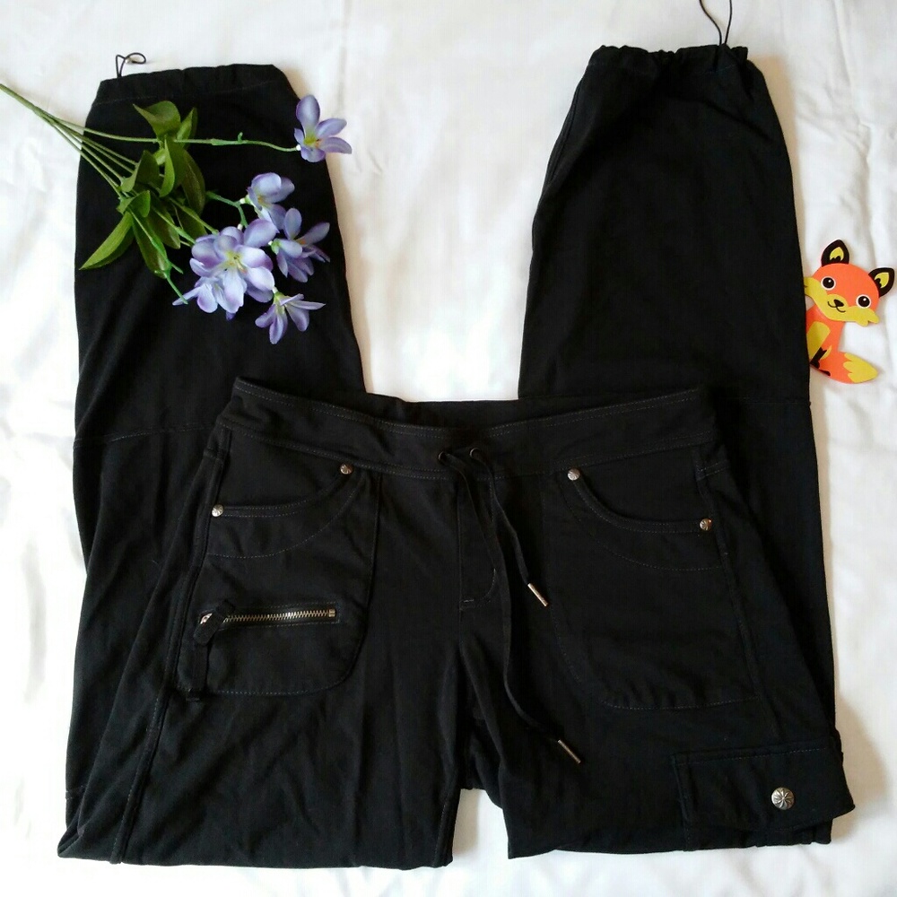Athleta Black Bettona Pant With Cinch Ankle